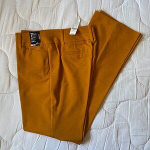 New York & Company Mustard Boot Cut Pants